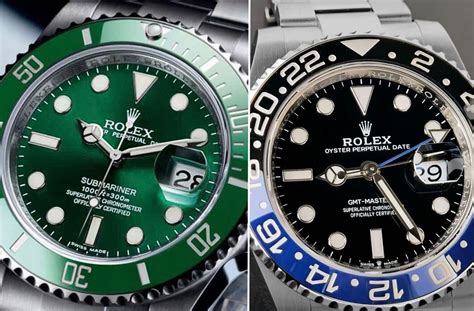 rolex submariner vs gmt black|rolex gmt master vs submariner.